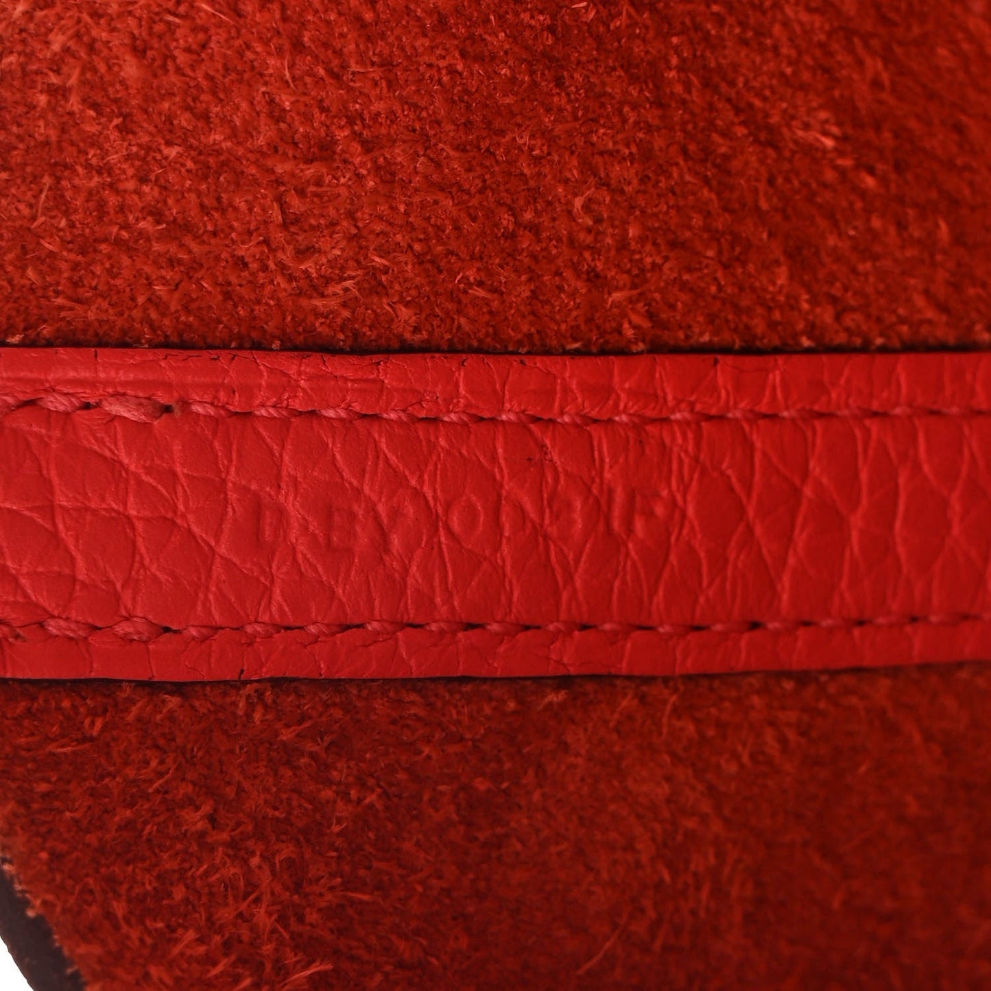 Taurillon Clemence Picotin Lock 22 MM Rouge De Coeur
