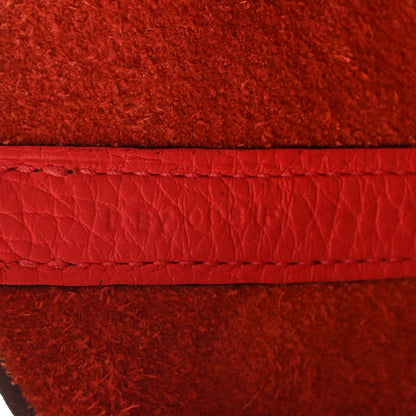 Taurillon Clemence Picotin Lock 22 MM Rouge De Coeur