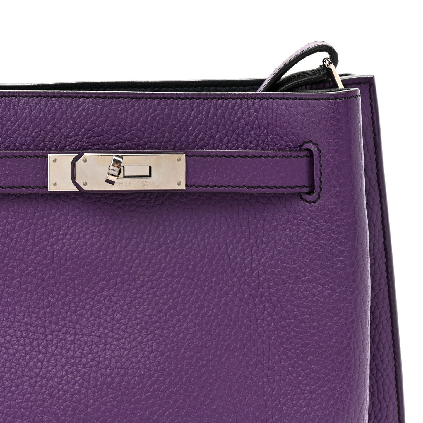 Taurillon Clemence Verso So Kelly 22 Ultraviolet Bleu Obscur