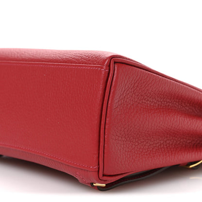 Taurillon Clemence Kelly Ado Backpack Rouge Casaque