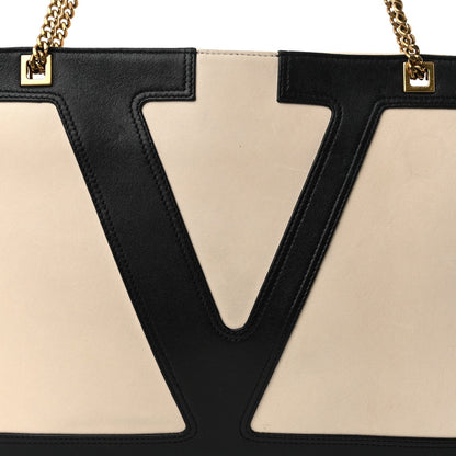 Nappa Medium Viva Superstar Shopping Tote Butter Black
