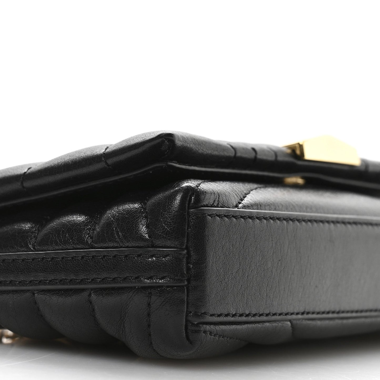 Calfskin Quilted Micro 4G Soft Bag Black