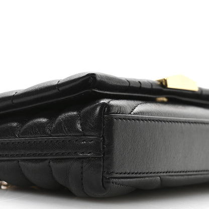 Calfskin Quilted Micro 4G Soft Bag Black