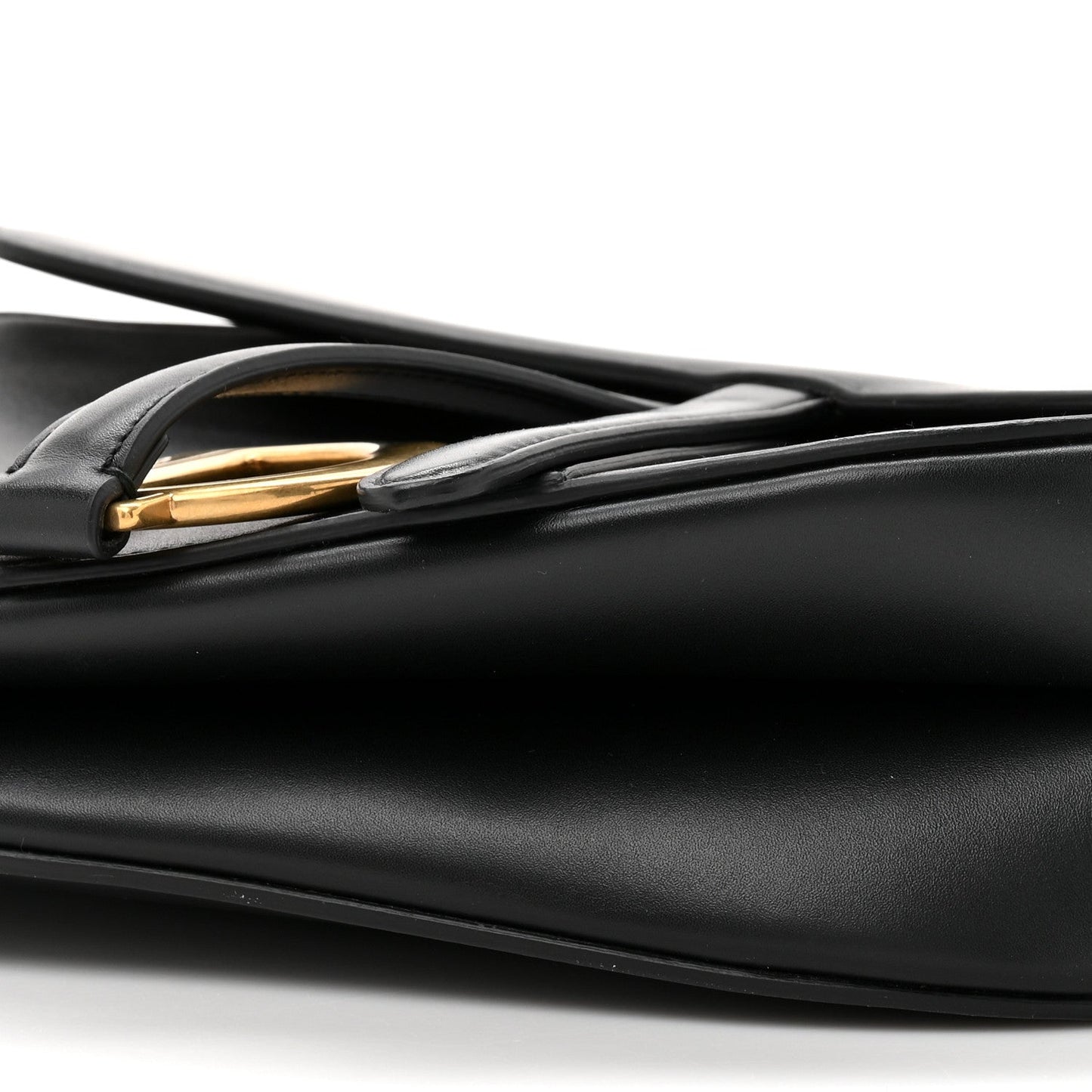 Calfskin Saddle Bag Black