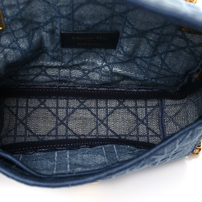 Denim Cannage Small Caro Bag Blue