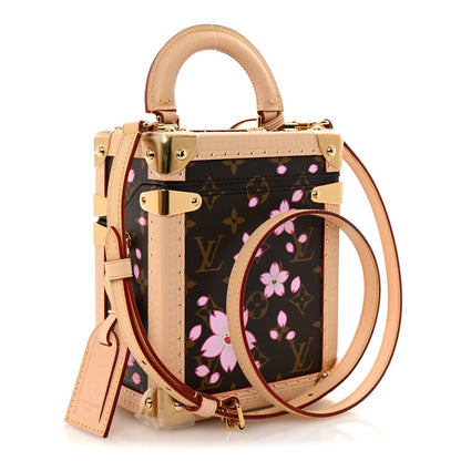LV X TM Monogram Cherry Blossom Camera Box Sakura Brown