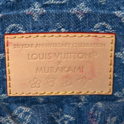 LV X TM Monogram Denim Cerises Pochette Accessories Blue
