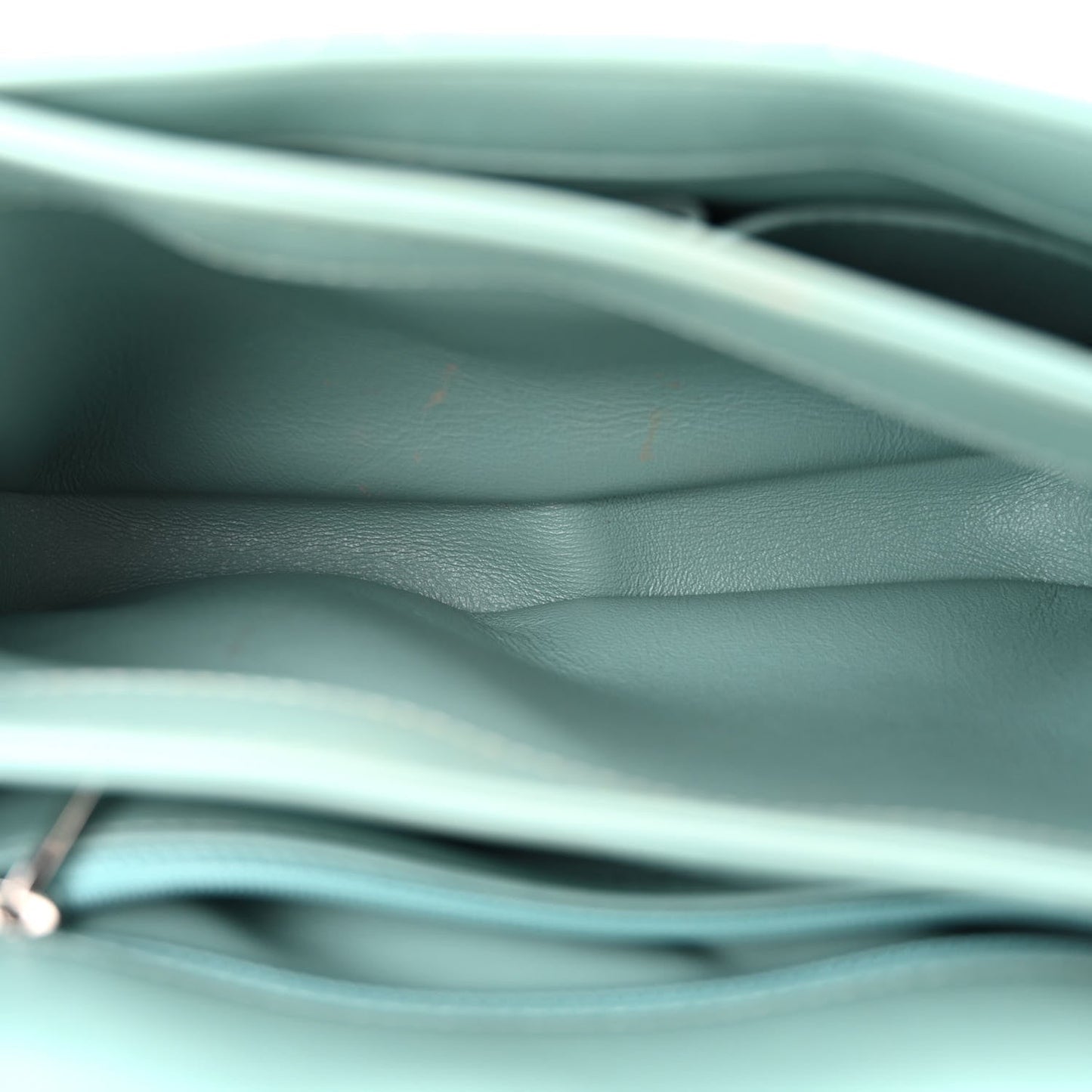 Lambskin Quilted Small Trendy CC Flap Dual Handle Bag Light Blue