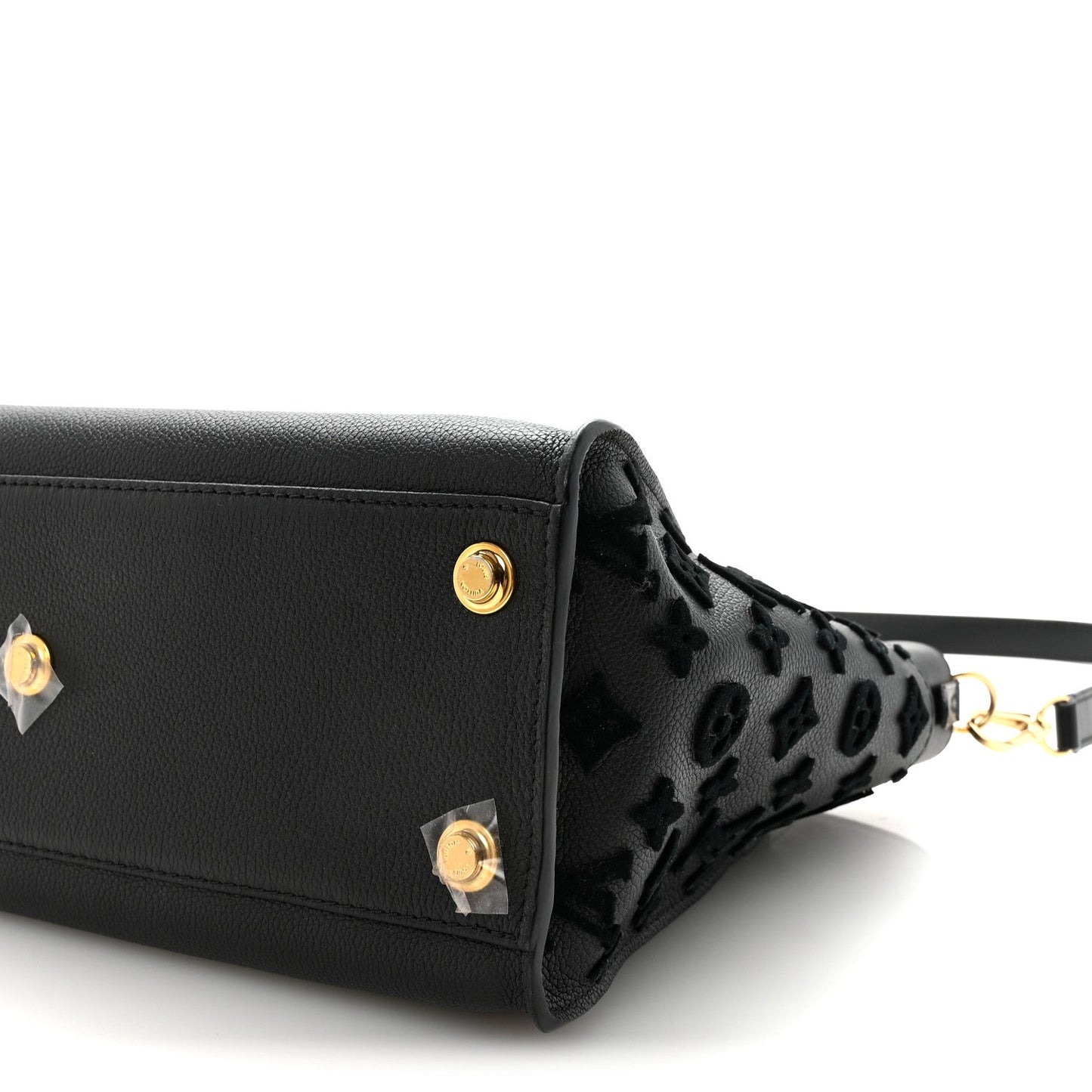 Calfskin Monogram Tufting On My Side Black