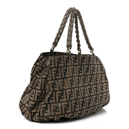 Metallic Lurex Zucca Mia Tote Bronze