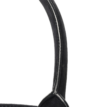 Suede Large L'Air Book Tote Black