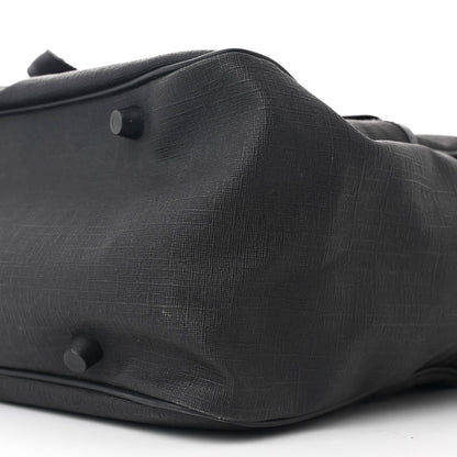 Coated Canvas Interlocking G Briefcase Black
