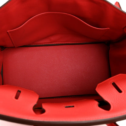 Togo Birkin 30 Rouge Tomate