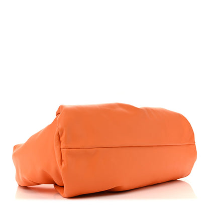 Smooth Butter Calfskin Small The Shoulder Pouch Light Orange