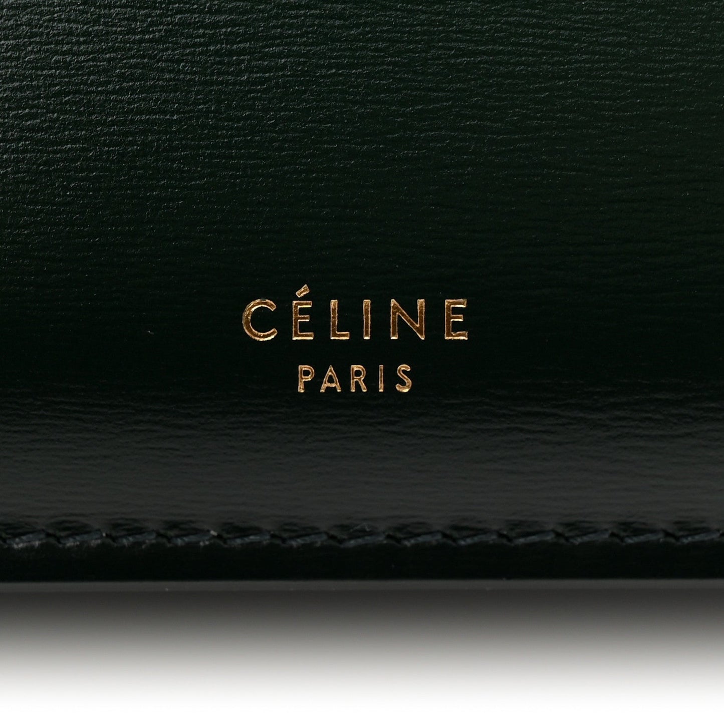Patina Box Calfskin Medium Clasp Bag Dark Green