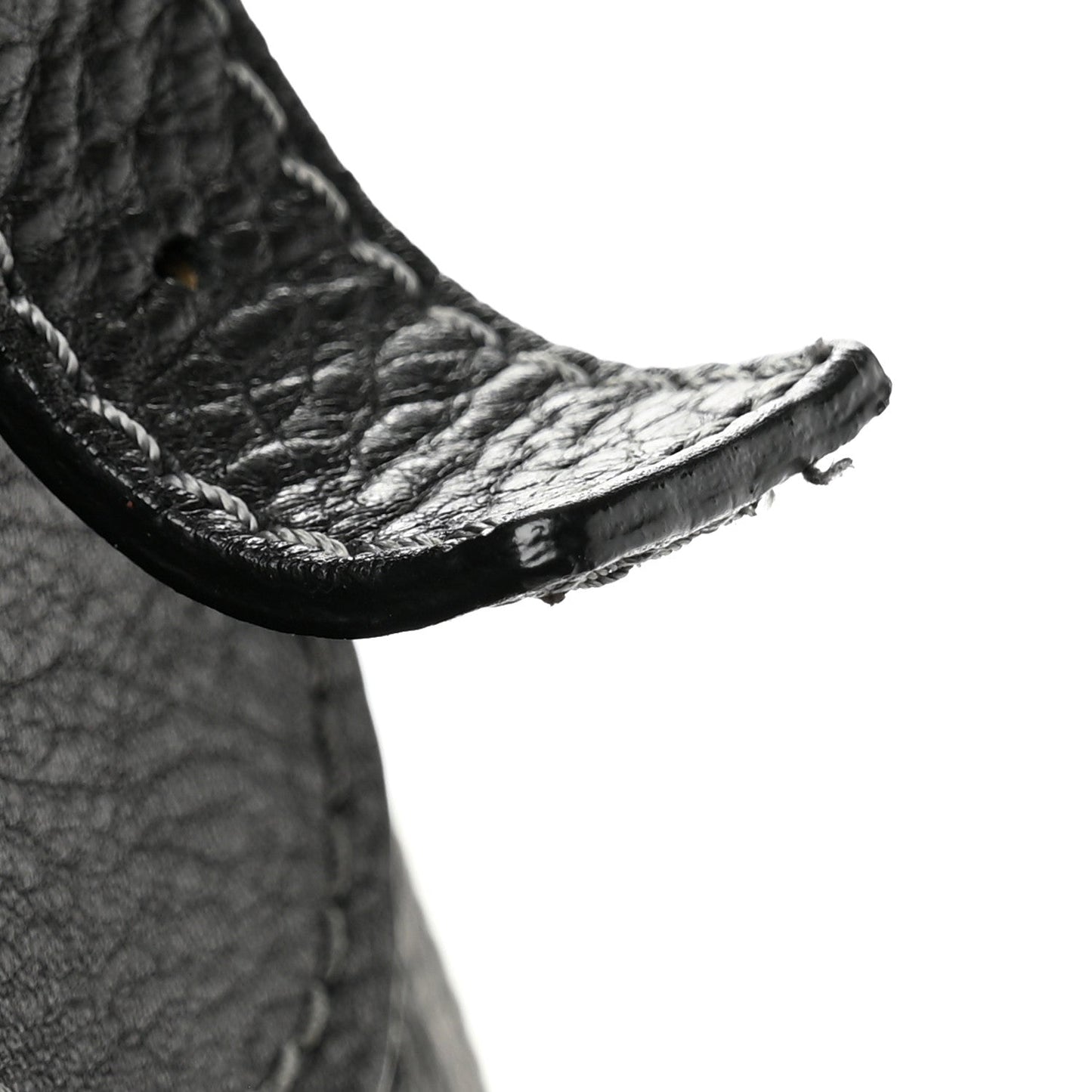 Calfskin Paddington Dome Satchel Black