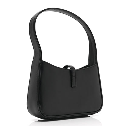 Smooth Calfskin Le 5 A 7 Mini Hobo Black