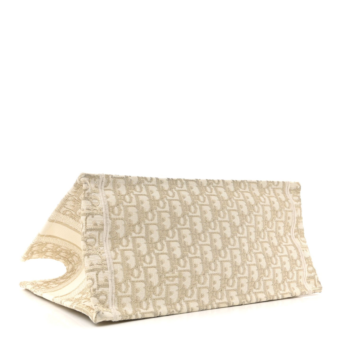 Oblique Medium Book Tote Gold Multicolor