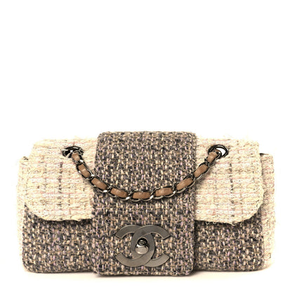 Tweed Small Fantasy Flap Grey