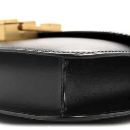 Smooth Calfskin Carre Satchel Black