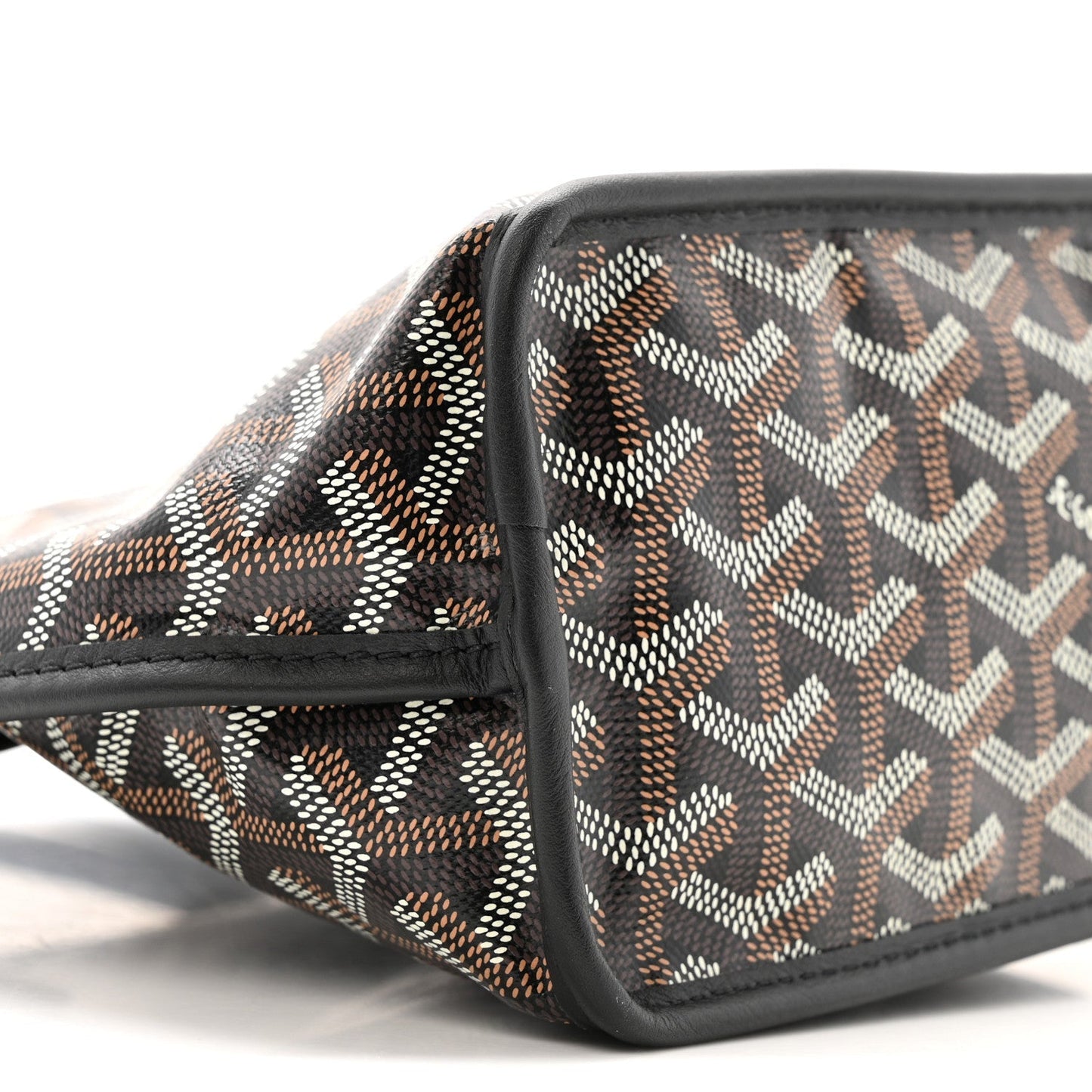 Goyardine Reversible Mini Anjou Black