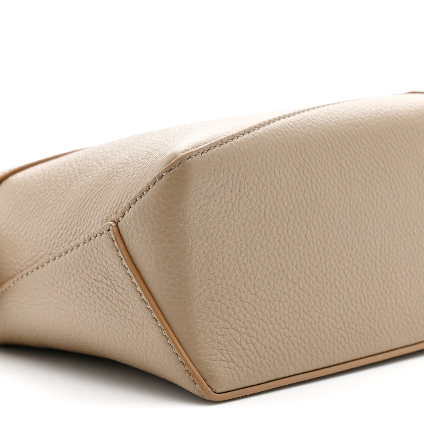 Calfskin Mini Puzzle Edge Bag Sand