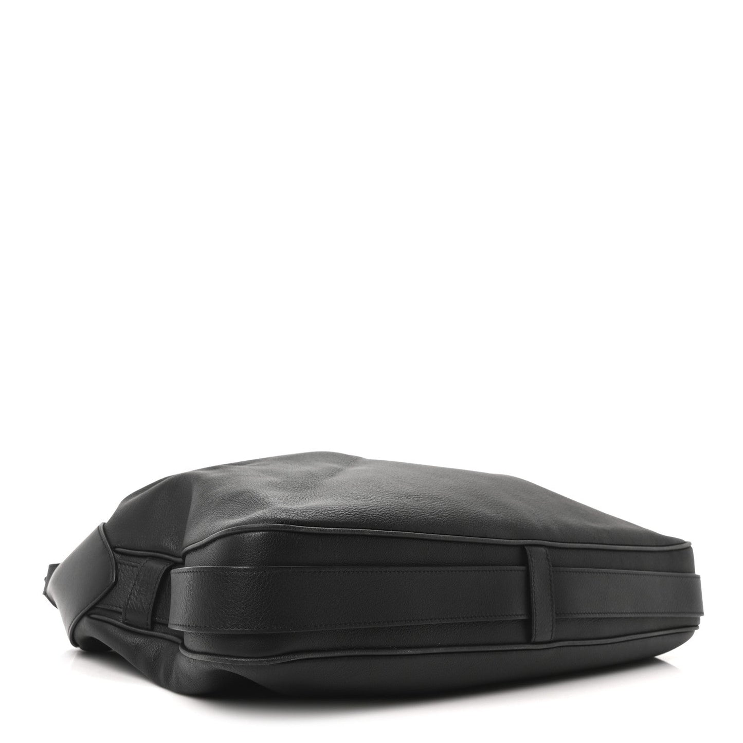 Supple Calfskin Weekend Romy Shoulder Bag Black