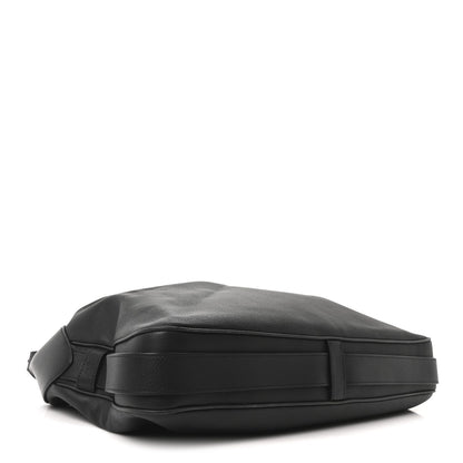 Supple Calfskin Weekend Romy Shoulder Bag Black