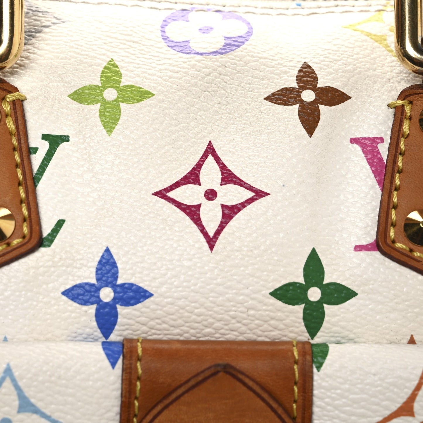 Monogram Multicolor Speedy 30 White