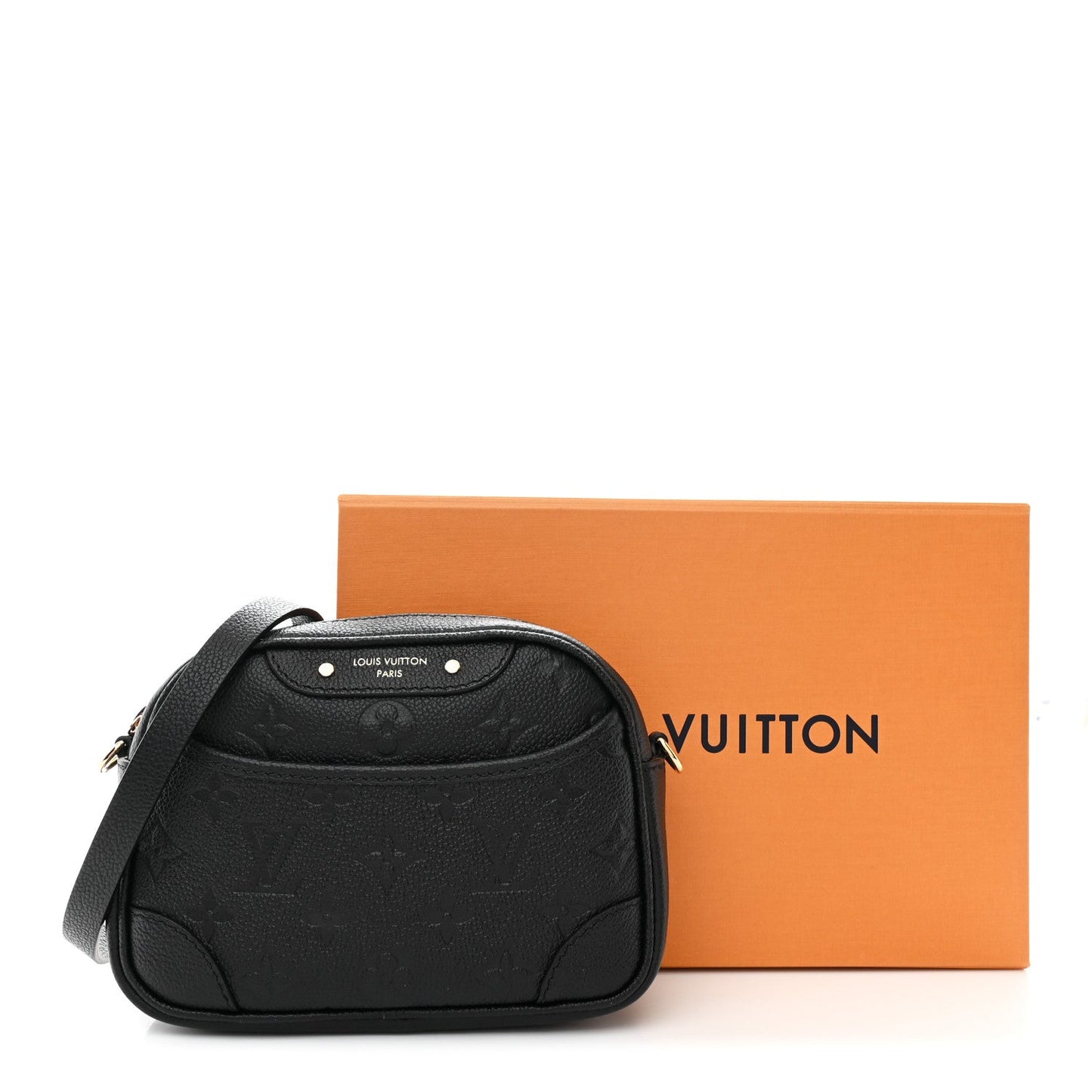 Empreinte Monogram Tiny Camera Bag Black