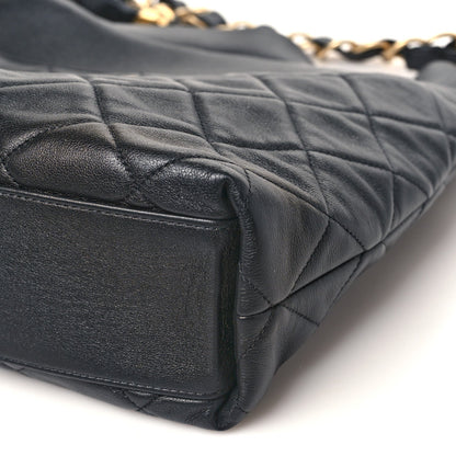 Calfskin Quilted Close To Me Hobo Black