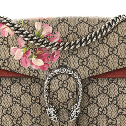 GG Supreme Monogram Blooms Small Dionysus Shoulder Bag Beige Multicolor Dry Rose