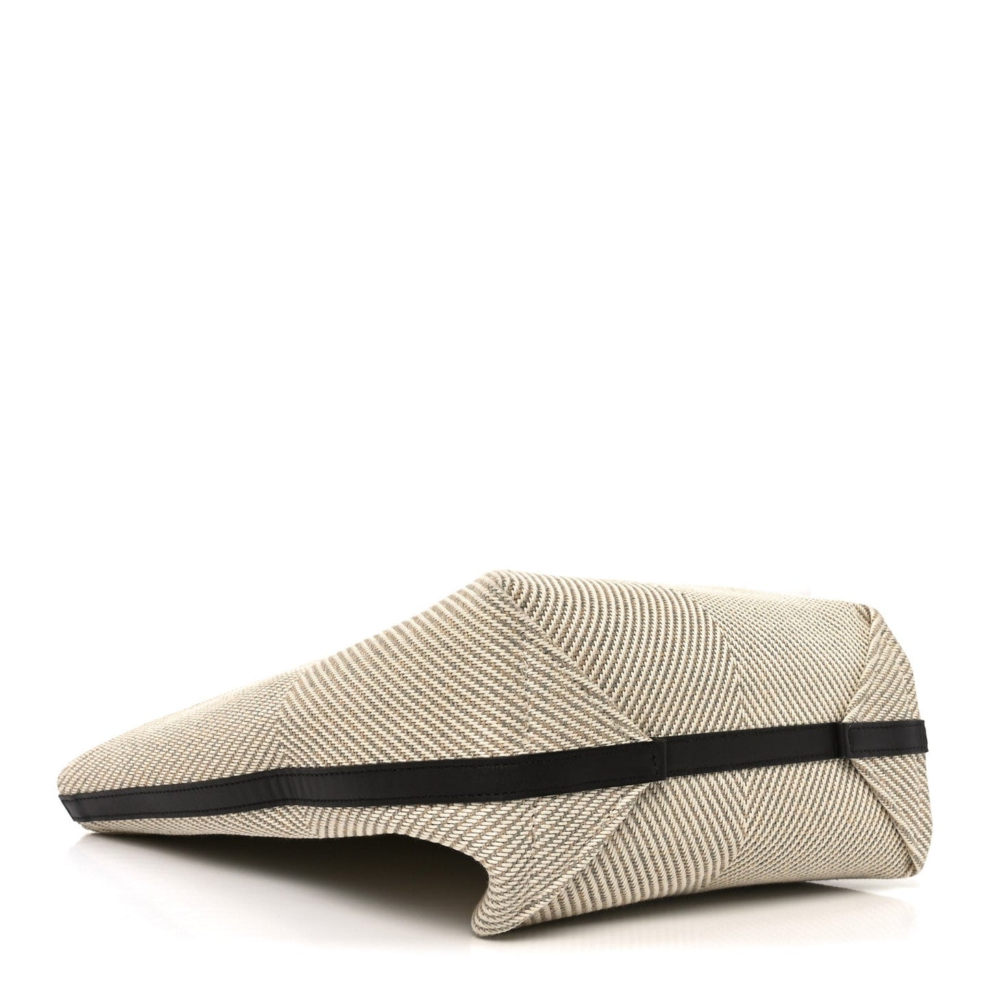 Cotton Calfskin Paula's Ibiza Medium Puzzle Fold Tote Ecru Hazel