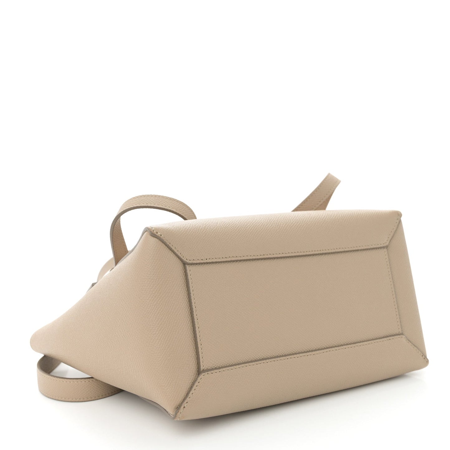 Grained Calfskin Micro Belt Bag Light Taupe