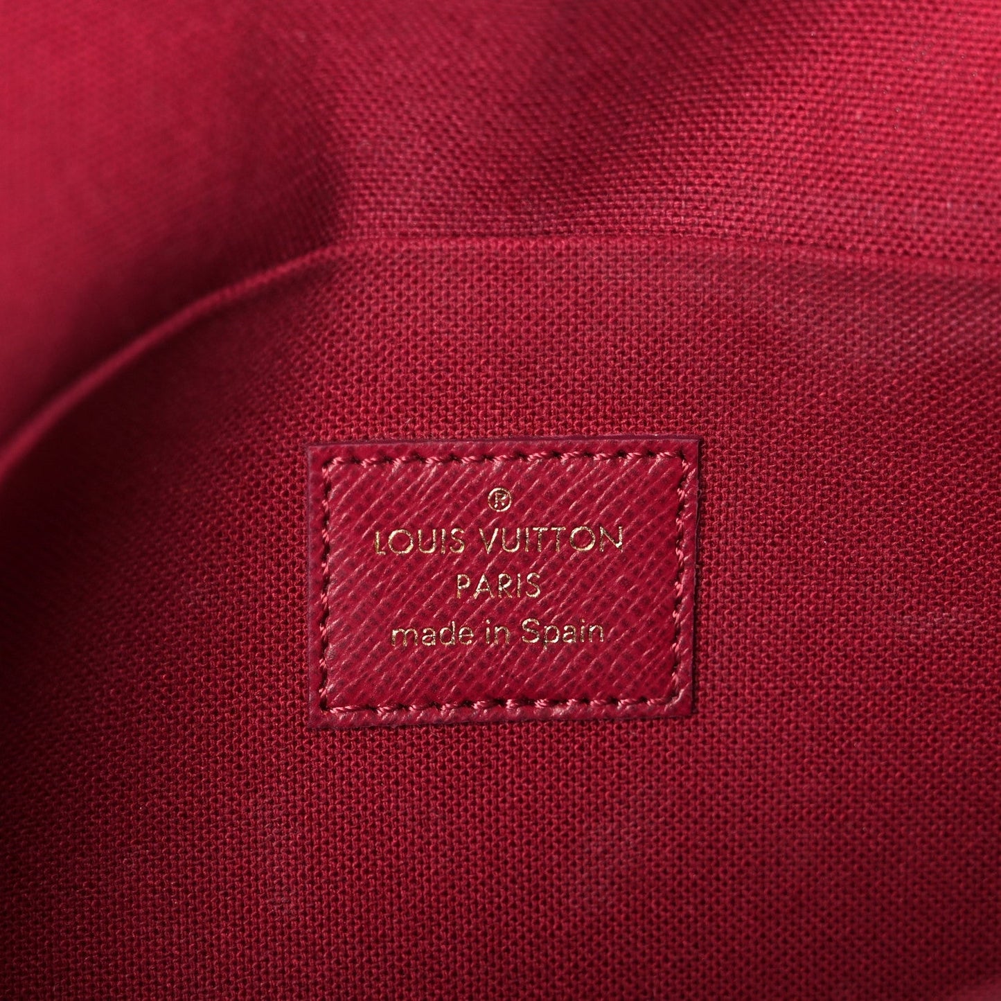 Monogram Pochette Felicie Chain Wallet Fuchsia