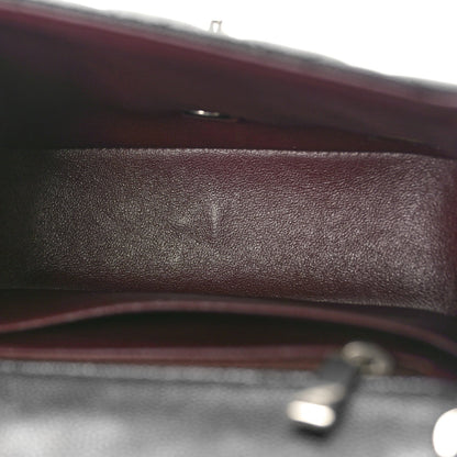 Caviar Quilted Mini Square Flap Black