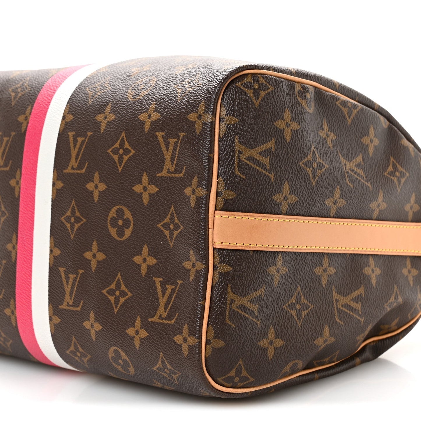 Monogram My LV Heritage Speedy Bandouliere 30 Fuchsia White