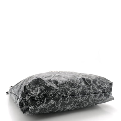 Printed Calfskin Quilted Chanel 22 Black