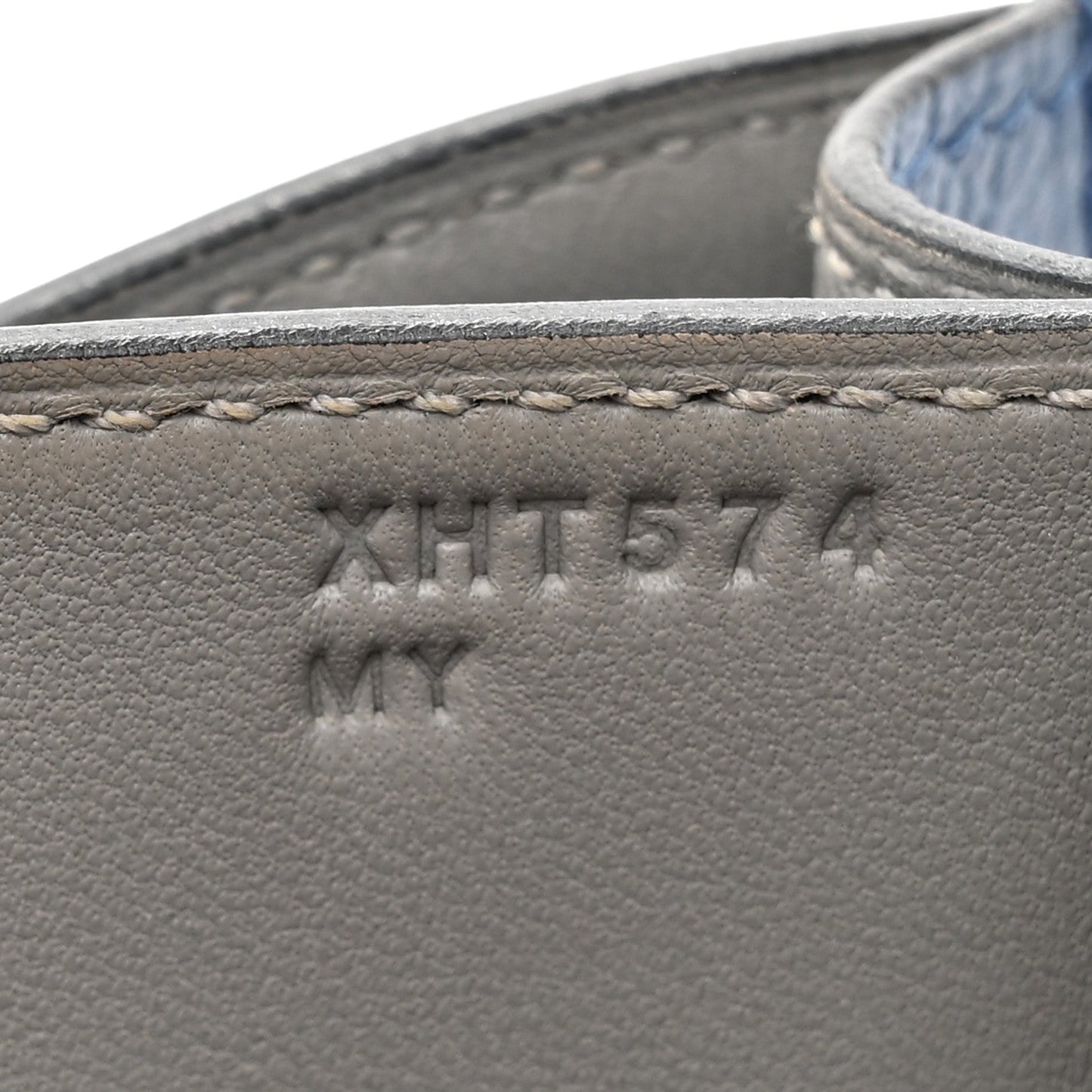 Epsom Constance Verso 24 Bleu Agate Gris Mouette