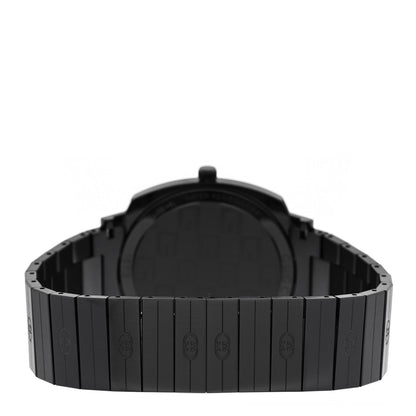 PVD Stainless Steel 38mm Grip Quartz Watch Black