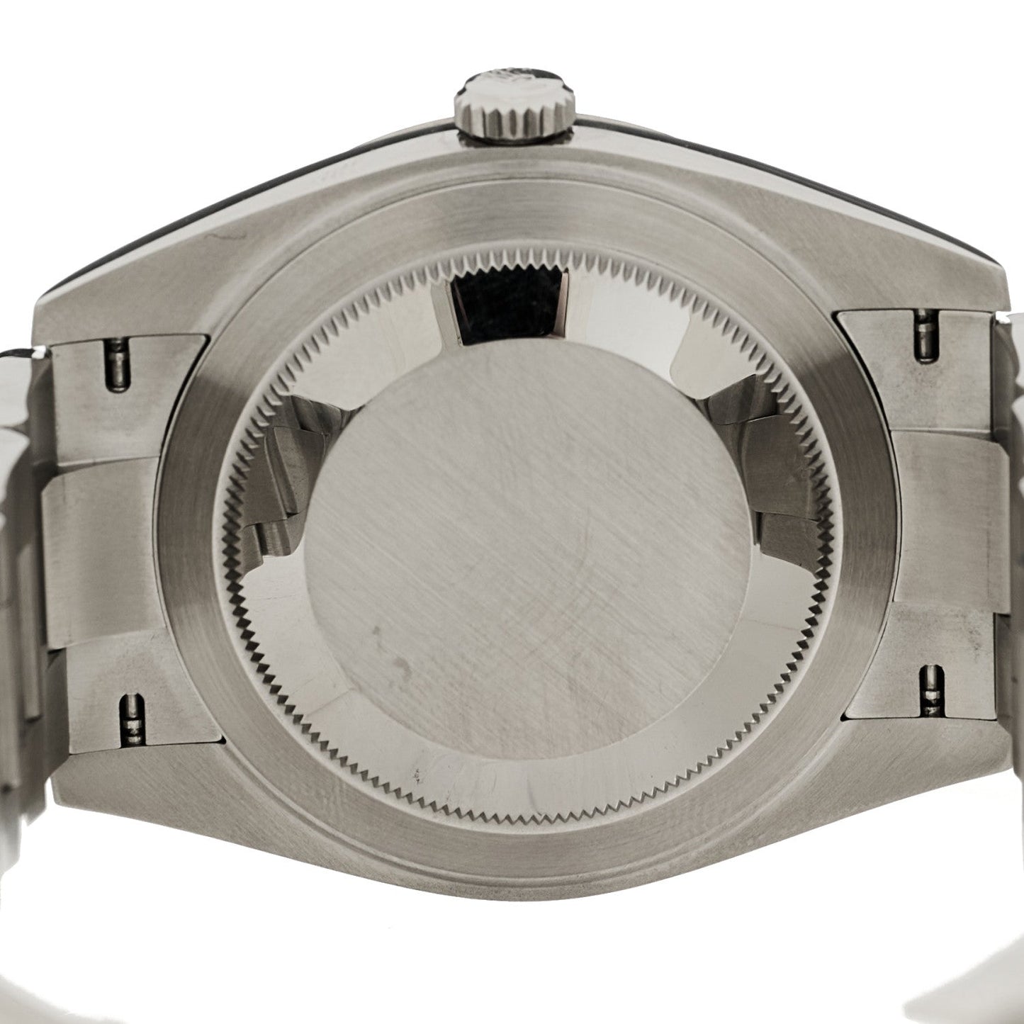 Stainless Steel 18K White Gold 41mm Oyster Perpetual Datejust Watch Black 126334