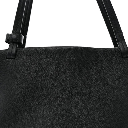 Grained Calfskin Park Tote Three Black