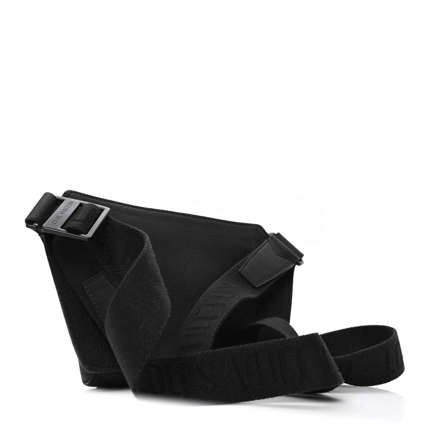 Grained Calfskin Aerogram Takeoff Sling Black