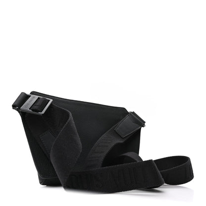 Grained Calfskin Aerogram Takeoff Sling Black