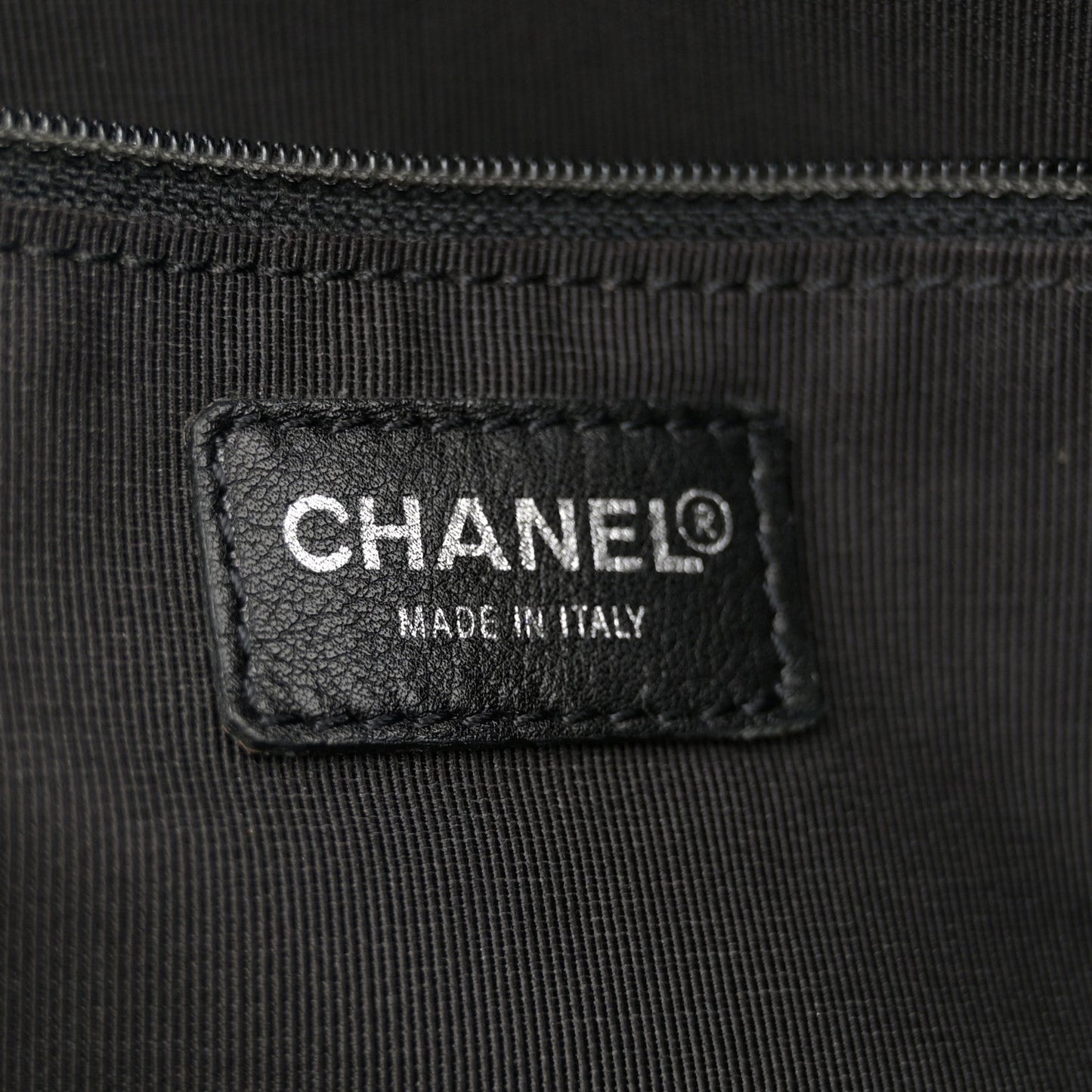 Caviar Quilted Bowler Black