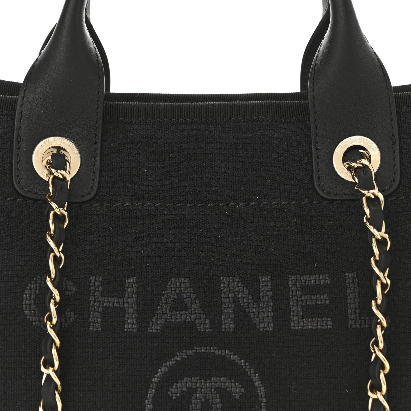 Mixed Fibers Small Deauville Tote Black