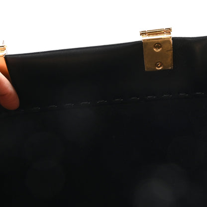 Vitello King Plexiglass Medium Fendi Sunshine Shopper Tote Black