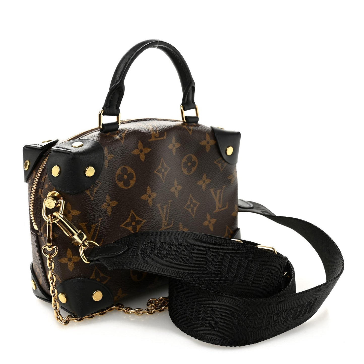 Monogram Petite Malle Souple Black