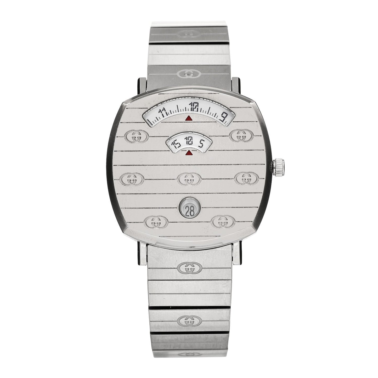 Stainless Steel 35mm Grip Quartz Watch