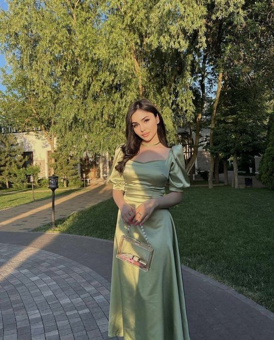 Green Fashion Party Prom Dresses Evening Gown